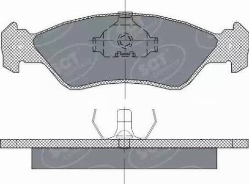 SCT-MANNOL SP 236 PR - SP 236 PR тормозные колодки autosila-amz.com