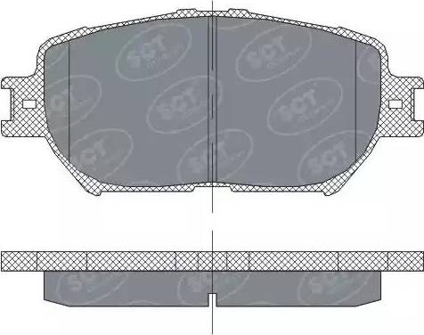 SCT-MANNOL SP 275 PR - Тормозные колодки, дисковые, комплект autosila-amz.com