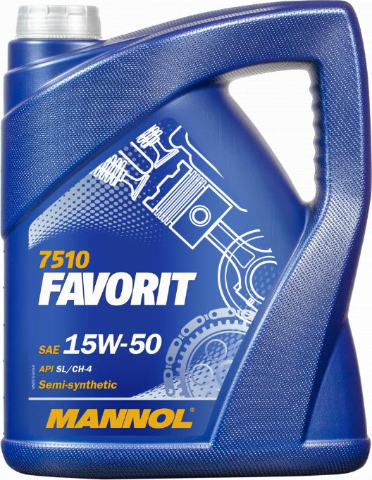 SCT-MANNOL Favorit 15W-50 - Моторное масло autosila-amz.com