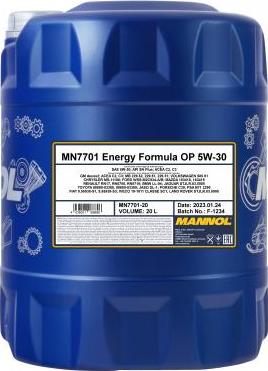 SCT-MANNOL MN7701-20 - Моторное масло autosila-amz.com