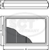 SCT-MANNOL SA 1144 - Фильтр салона SCT SA 1144 Audi, Seat, VW, Skoda autosila-amz.com