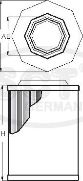 SCT-MANNOL SB 2901 - Воздушный фильтр, двигатель autosila-amz.com