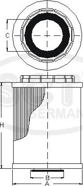 SCT-MANNOL SH 4041 L - Масляный фильтр autosila-amz.com