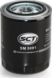 SCT-MANNOL SM 5091 - Фильтр масляный SCT HYUNDAI H350 15-/H-1/H-1 STAREX/PORTER 2.5 CRDI 01-/KIA SORENTO autosila-amz.com