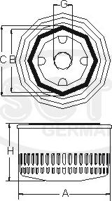 SCT-MANNOL SM 167 - Масляный фильтр autosila-amz.com