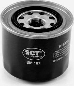 SCT-MANNOL SM 167 - Масляный фильтр autosila-amz.com