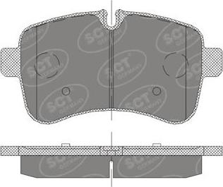 SCT-MANNOL SP 415 PR - Тормозные колодки, дисковые, комплект autosila-amz.com