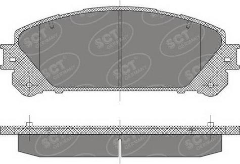 ATE LD5634 - Тормозные колодки, дисковые, комплект autosila-amz.com