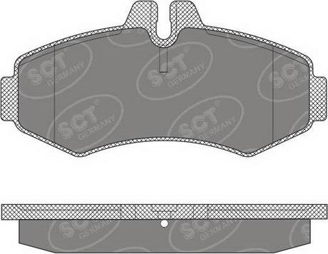 SCT-MANNOL SP 624 PR - Тормозные колодки, дисковые, комплект autosila-amz.com