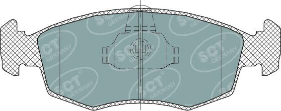 SCT-MANNOL SP 315 PR - Тормозные колодки, дисковые, комплект autosila-amz.com