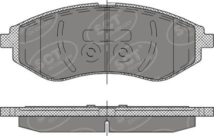 SCT-MANNOL SP 290 PR - Тормозные колодки, дисковые, комплект autosila-amz.com