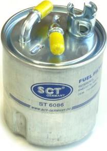 SCT-MANNOL ST 6086 - Топливный фильтр autosila-amz.com