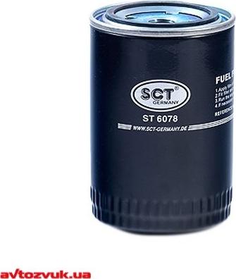 SCT-MANNOL ST 6078 - Топливный фильтр autosila-amz.com