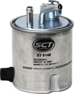 SCT-MANNOL ST 6140 - Топливный фильтр autosila-amz.com