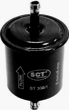 SCT-MANNOL ST 308/1 - Топливный фильтр autosila-amz.com