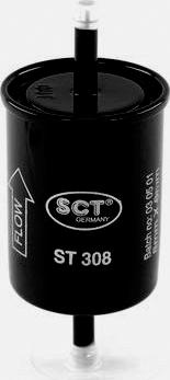 SCT-MANNOL ST 308 - Топливный фильтр GREAT WALL HOVER H5 2.4 10-/CHERY TIGGO 1.6-2.4 05-/10-/OPEL/VW autosila-amz.com