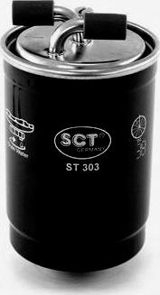 SCT-MANNOL ST 303 - Топливный фильтр autosila-amz.com