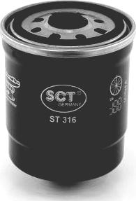 SCT-MANNOL ST 316 - Топливный фильтр autosila-amz.com