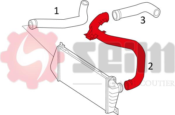 Seim 981414 - Трубка, нагнетание воздуха autosila-amz.com