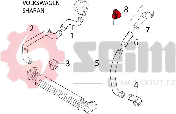 Seim 981588 - Трубка, нагнетание воздуха autosila-amz.com