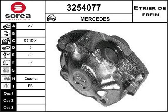 Sera 3254077 - Тормозной суппорт autosila-amz.com