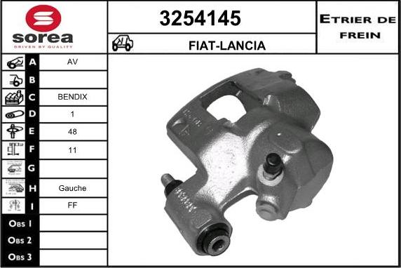 Sera 3254145 - Тормозной суппорт autosila-amz.com