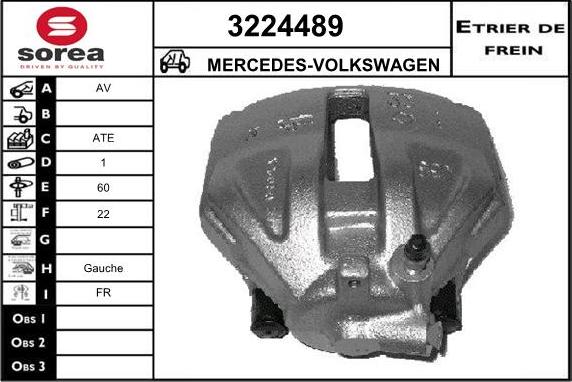 Sera 3224489 - Тормозной суппорт autosila-amz.com