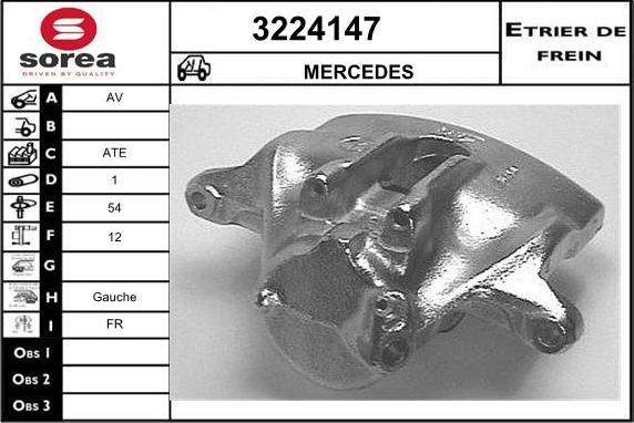 Sera 3224147 - Тормозной суппорт autosila-amz.com