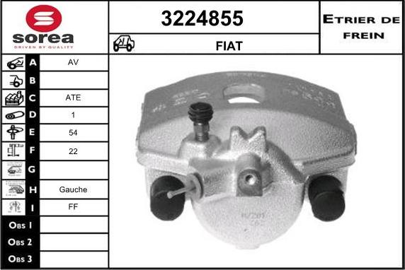 Sera 3224855 - Тормозной суппорт autosila-amz.com