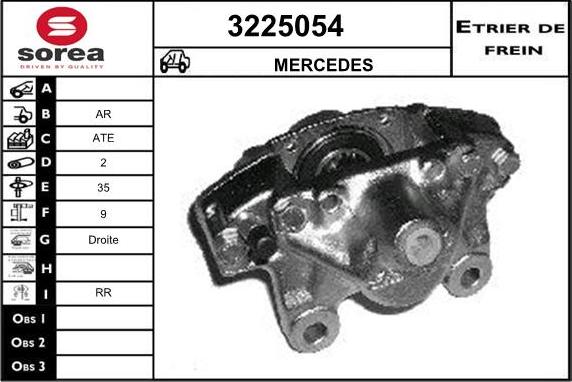 Sera 3225054 - Тормозной суппорт autosila-amz.com