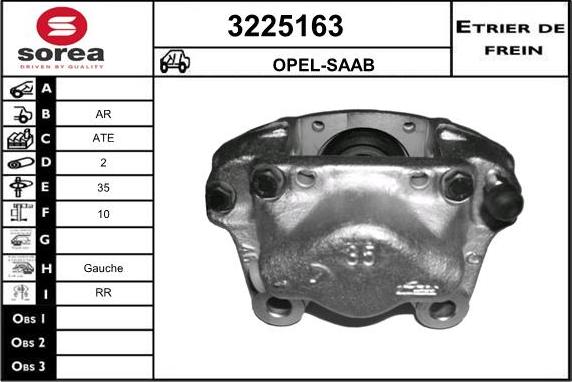 Sera 3225163 - Тормозной суппорт autosila-amz.com