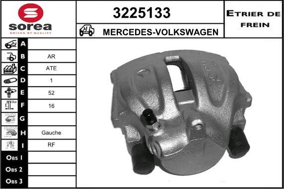 Sera 3225133 - Тормозной суппорт autosila-amz.com