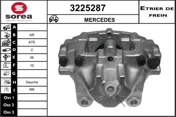 Sera 3225287 - Тормозной суппорт autosila-amz.com