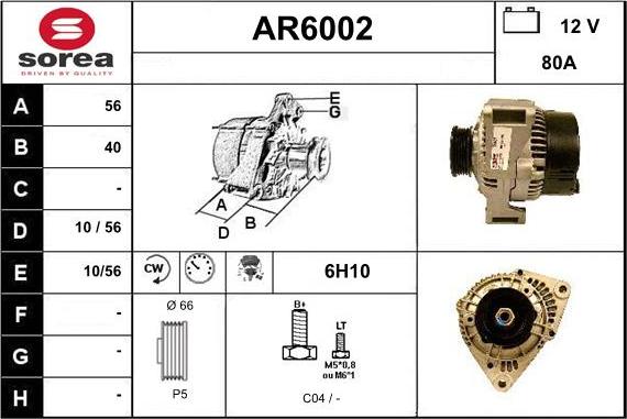 Sera AR6002 - Генератор autosila-amz.com