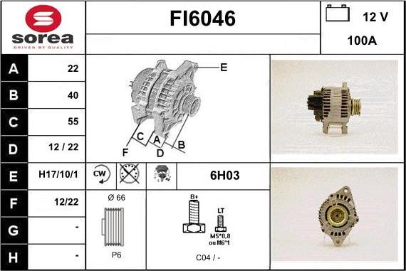 Sera FI6046 - Генератор autosila-amz.com