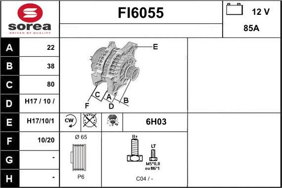 Sera FI6055 - Генератор autosila-amz.com