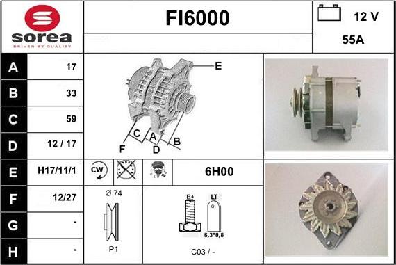 Sera FI6000 - Генератор autosila-amz.com