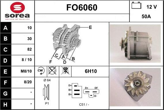 Sera FO6060 - Генератор autosila-amz.com