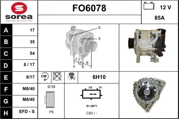 Sera FO6078 - Генератор autosila-amz.com