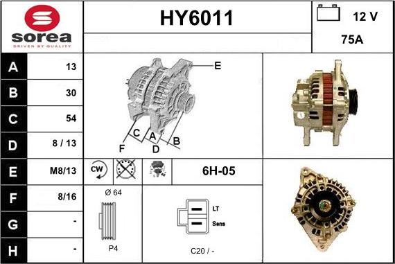 Sera HY6011 - Генератор autosila-amz.com