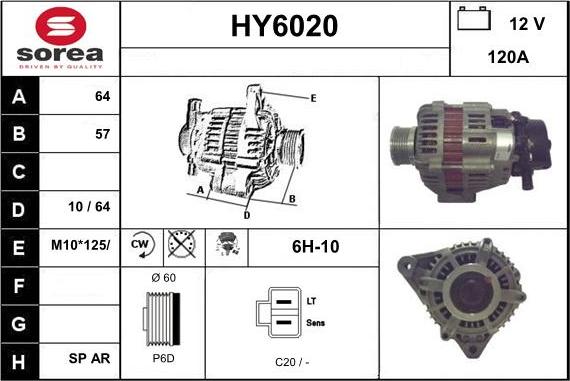 Sera HY6020 - Генератор autosila-amz.com