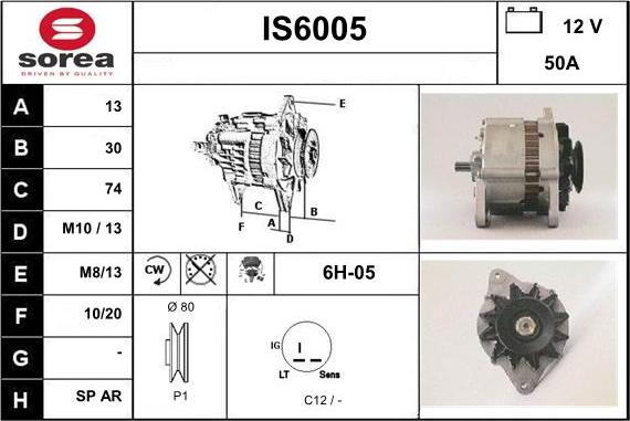 Sera IS6005 - Генератор autosila-amz.com