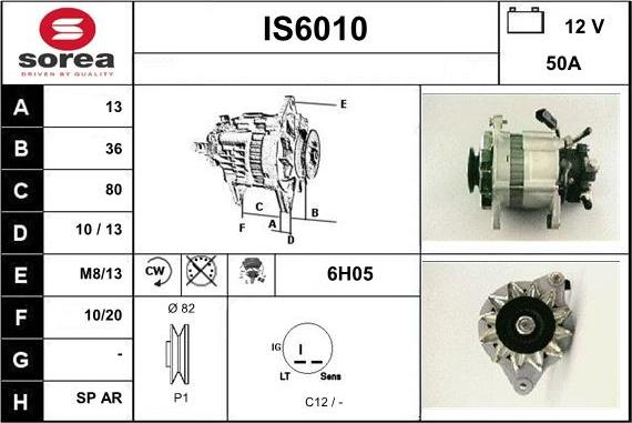 Sera IS6010 - Генератор autosila-amz.com