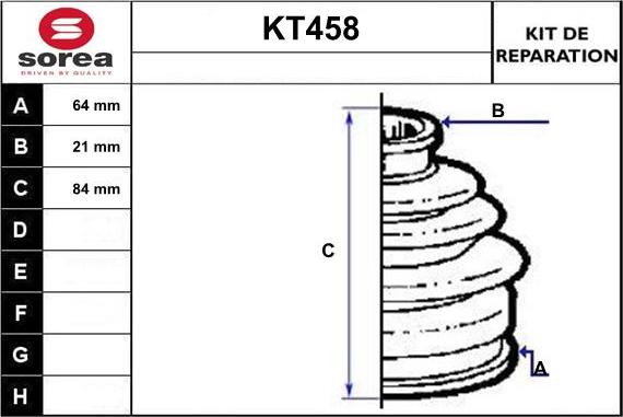 Sera KT458 - Пыльник, приводной вал autosila-amz.com