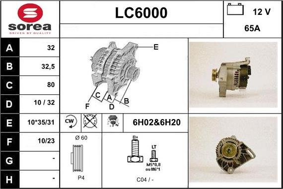 Sera LC6000 - Генератор autosila-amz.com