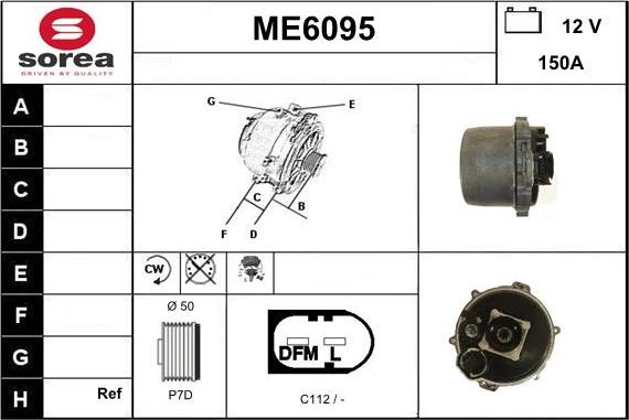 Sera ME6095 - Генератор autosila-amz.com