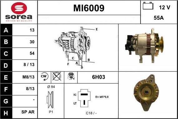 Sera MI6009 - Генератор autosila-amz.com