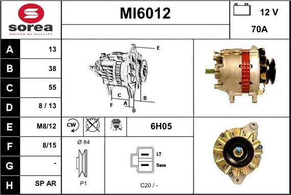 Sera MI6012 - Генератор autosila-amz.com