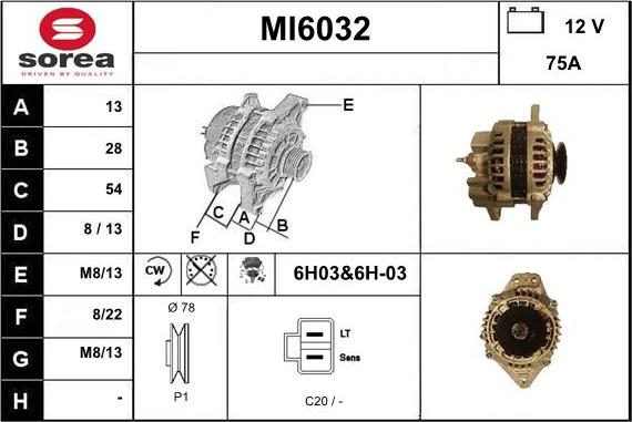 Sera MI6032 - Генератор autosila-amz.com