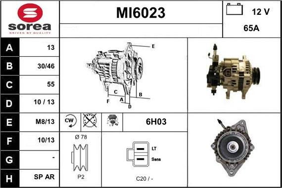 Sera MI6023 - Генератор autosila-amz.com